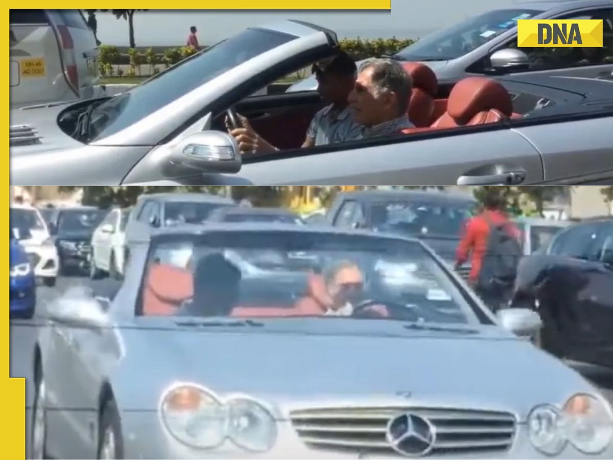 Ratan Tata driving convertible Mercedes Benz SL500, old video resurfaces on the internet