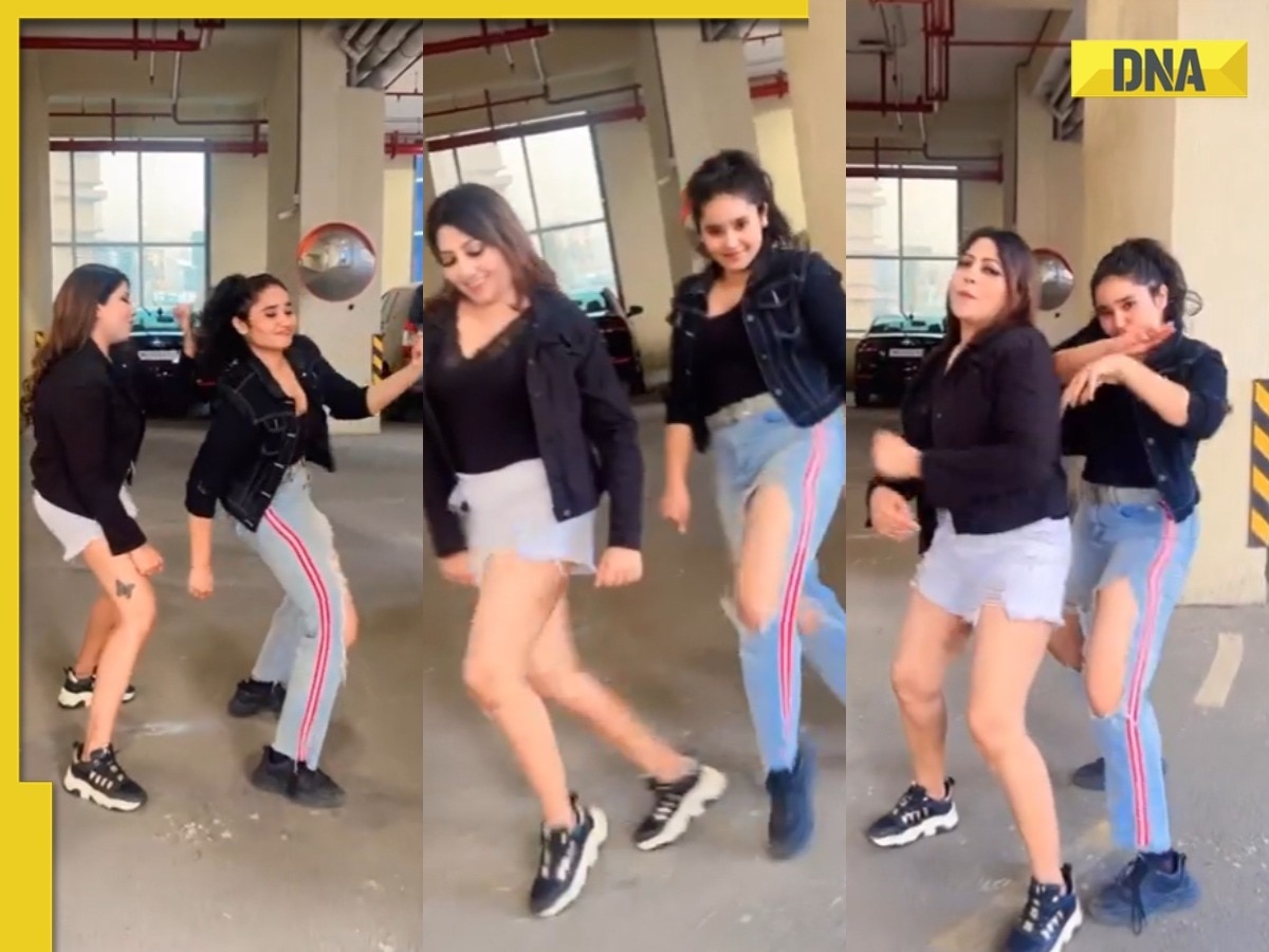 Xxx Sexy Video Sann Loen - Watch: Video of mother-daughter duo sizzling dance on Jhoome Jo Pathaan in  parking area goes viral