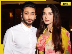 Mom-to-be Gauahar Khan sets maternity fashion goals with ethnic yellow outfit, poses with husband Zaid Darbar