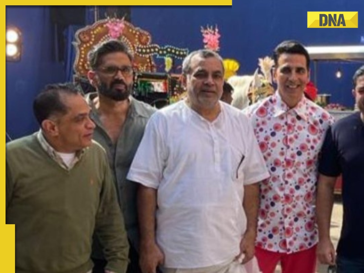 Akshay Kumar, Suniel Shetty, Paresh Rawal return in first viral pic from Hera Pheri 3 shoot; fans say 'OG trio is back'