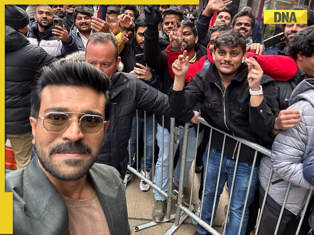 Ram Charan greeted by scores of cheering fans outside Good Morning America studio in NY, Twitter calls him 'global star'