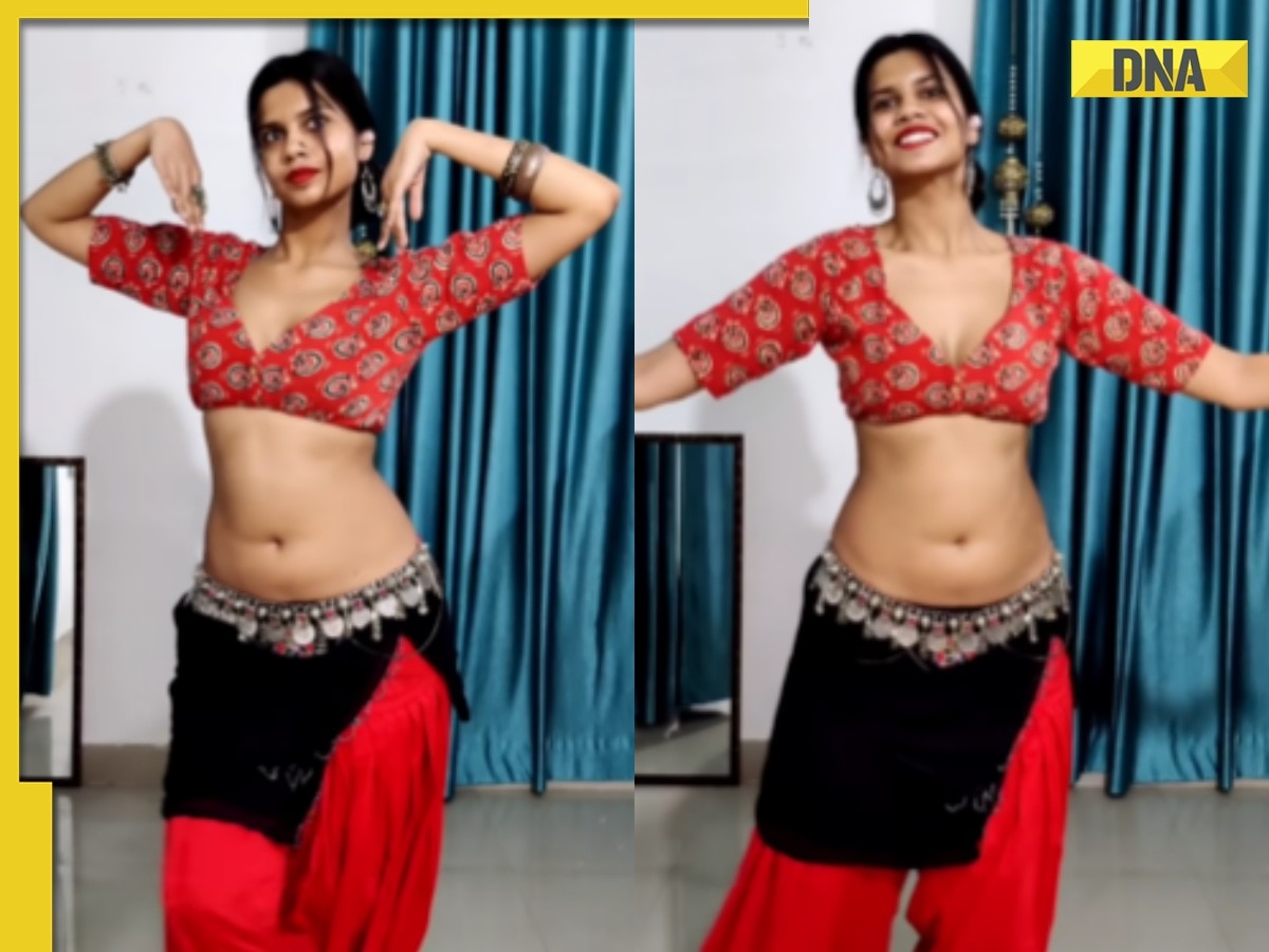 Karnataka School Sex Video Eng Girls - Aag laga di': Desi girl's sultry belly dance performance burns internet,  viral video