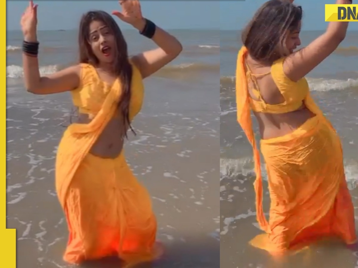 1200px x 900px - Viral video: Desi girl's steamy dance performance in hot yellow saree wows  internet