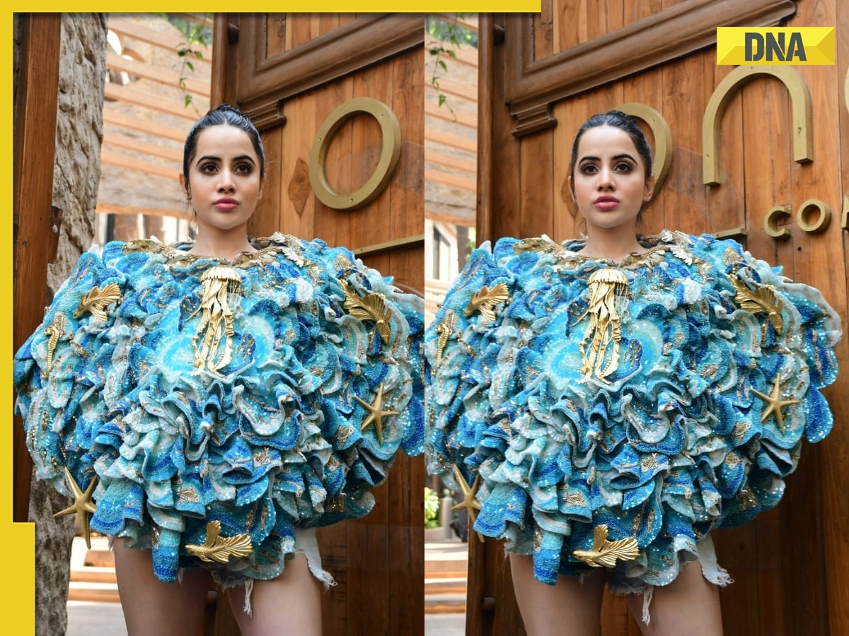 urfi javed makes dress from bori shares impressive video on social media - Urfi  Javed New Dress: उर्फी ने 10 मिनट में बोरी से बनाई इतनी खूबसूरत ड्रेस, जमकर  तारीफ कर रहे