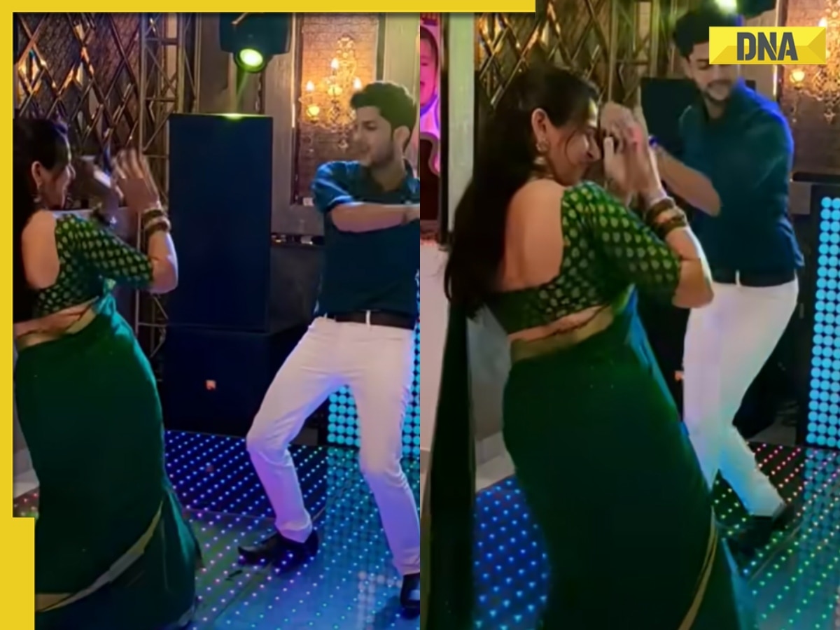 Video Of Devar Bhabhis Sensational Dance On Sapna Choudharys Song ‘bahu Kale Ki Goes Viral Watch 