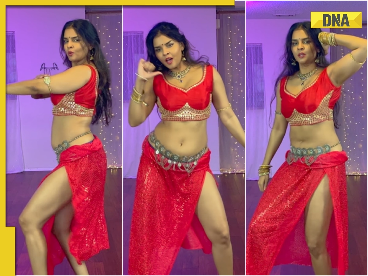 Sexi Girl With Boy Video - Viral video: Desi girl's hot dance on Pathaan's Besharam Rang sets internet  on fire