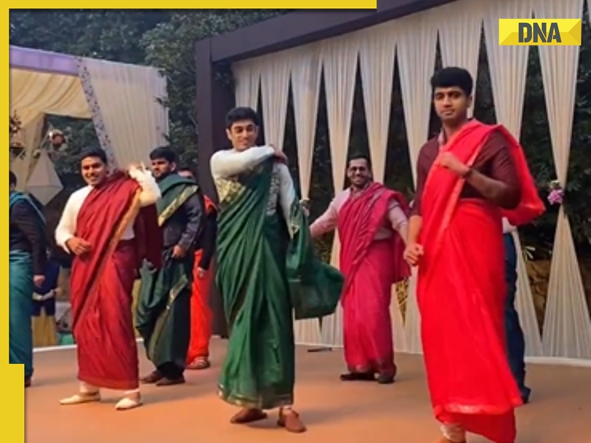 Viral video: Desi boys in sarees groove to Desi Girl at friend's wedding,  internet reacts