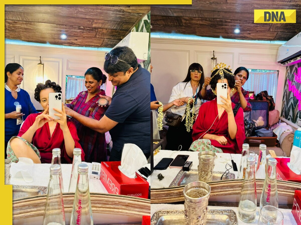 Kangana Ranaut shares first glimpse of her 'very dramatic look' from Chandramukhi 2 as she returns to sets