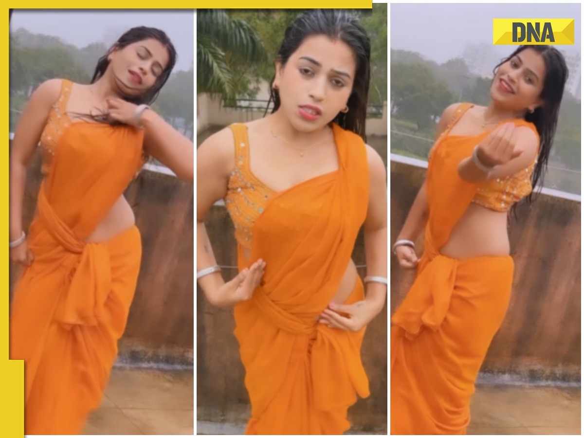 Sexy Saree Girl Fuckhd - Ooh La La': Girl in hot saree burns internet with her sexy dance on Tip Tip  Barsa Paani, viral video