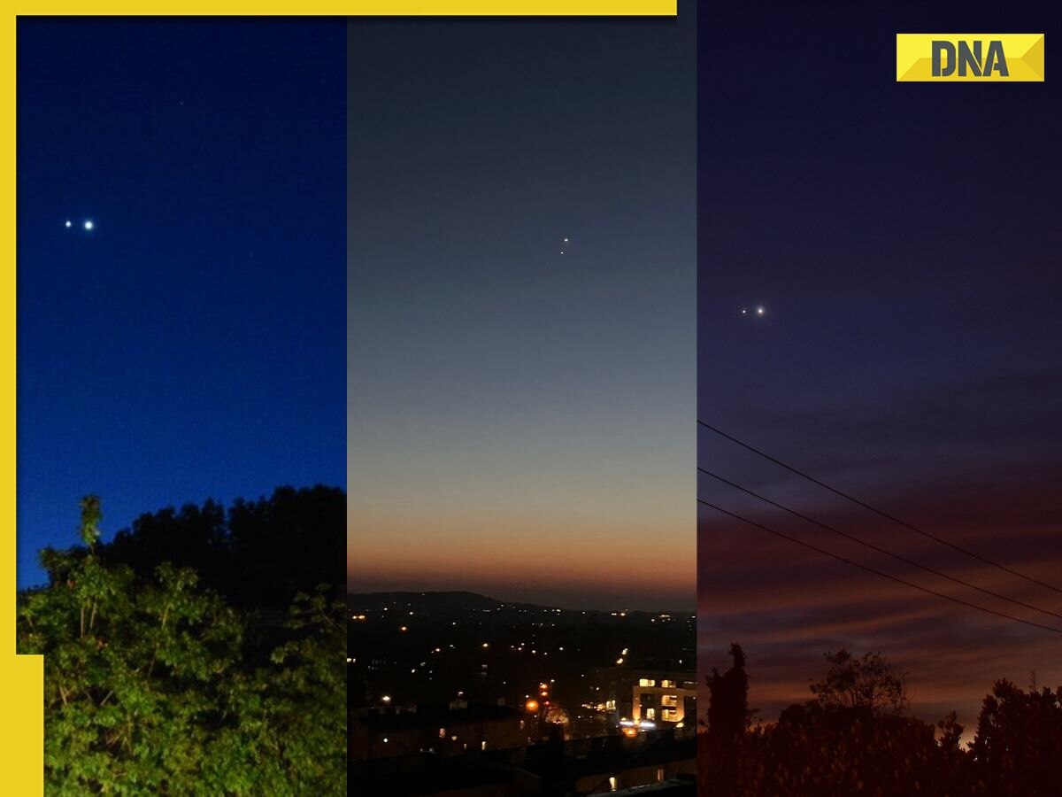 Venus-Jupiter conjunction 2023: Internet users share mesmerising photos of stunning cosmic event on Twitter