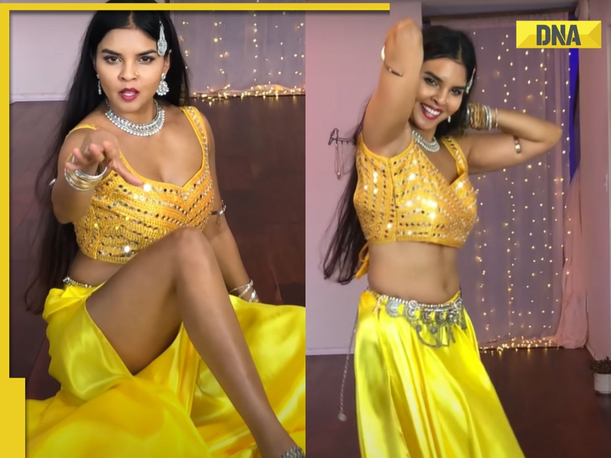 1200px x 900px - Viral video: Girl's sizzling belly dance on Kajra Re burns the internet,  watch