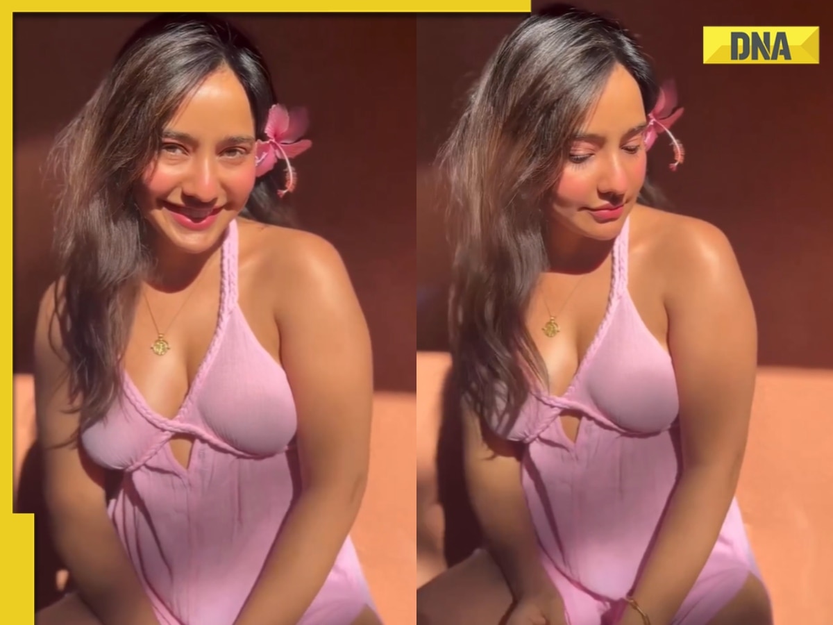 Sania Mirza Xxx - Old video of Neha Sharma wearing hot pink cut out gown with plunging  neckline goes viral: Watch