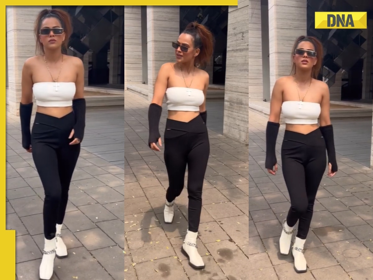 Viral video: Nia Sharma drops sizzling video wearing off-shoulder top and skinny pants, watch