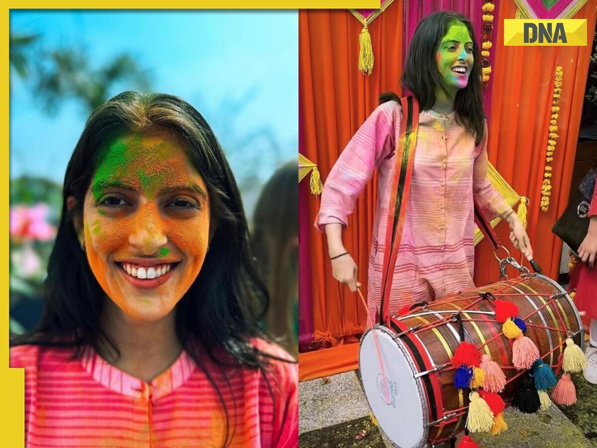 Watch: Amitabh Bachchan's granddaughter Navya Nanda plays dhol at Holi celebration, netizens call her 'beautiful soul'