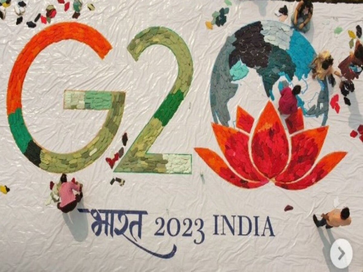 Women's Day 2023: छात्रों ने 3000 सैनिटरी पैड से बनाया G-20 इंडिया का Logo, सोशल मीडिया पर Viral