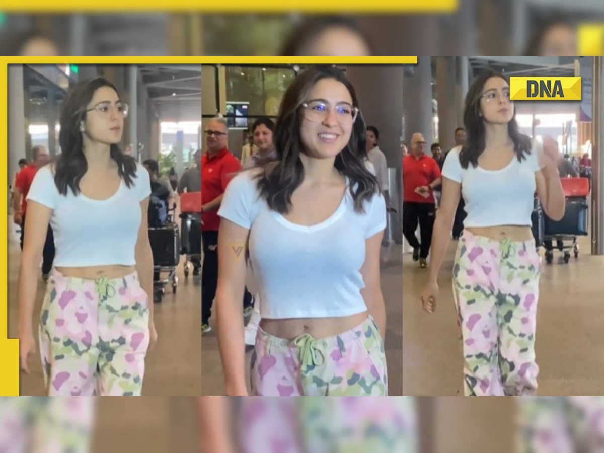 1200px x 900px - Sara Ali Khan trolled for her walking style in viral video at airport,  netizens say 'saste nashe karke chal rahi hai'