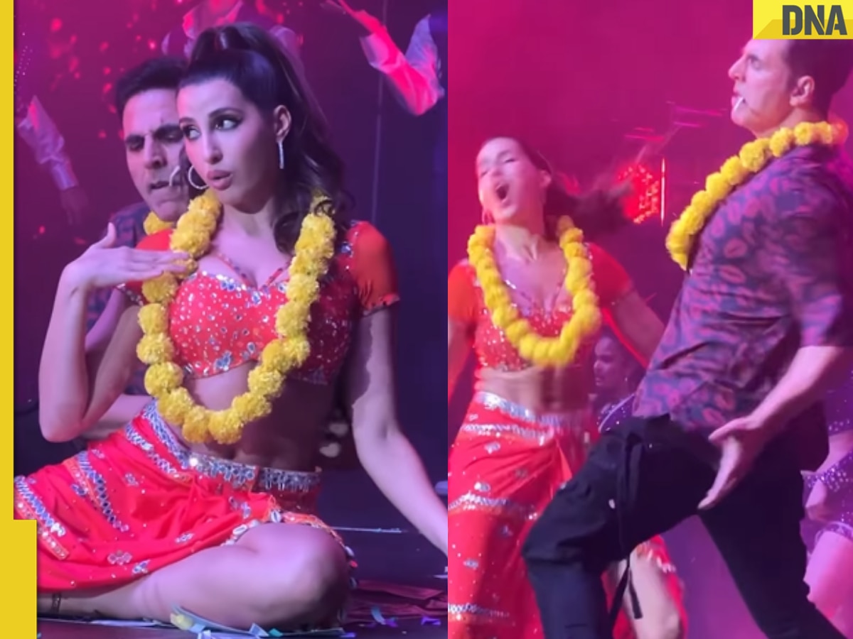 1200px x 900px - Viral video: Nora Fatehi's scintillating dance with Akshay Kumar sets  internet on fire, watch