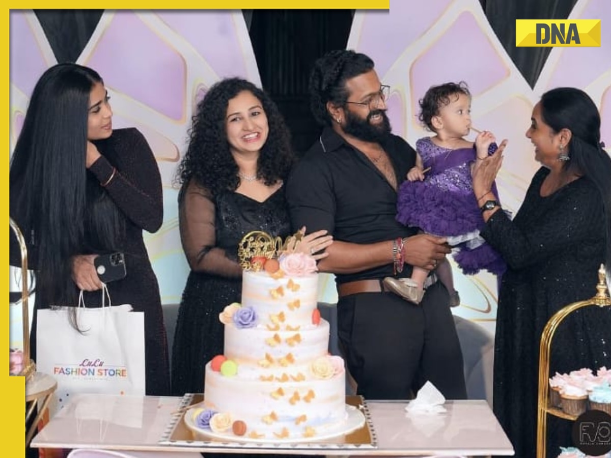 Kantara star Rishab Shetty hosts grand first birthday bash for daughter Raadya; fans ask 'where is Rakshit Shetty'