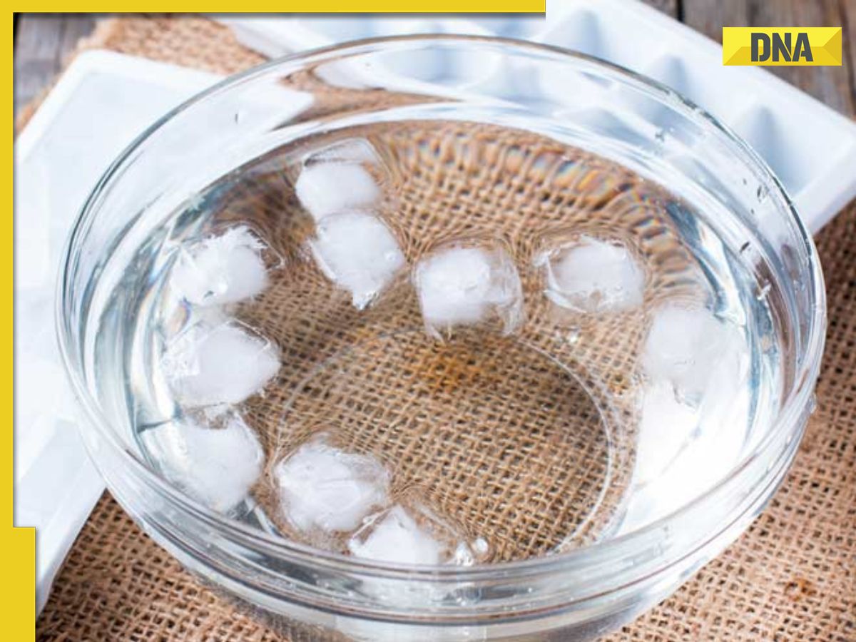 Dipping your face regularly in ice water can damage skin texture