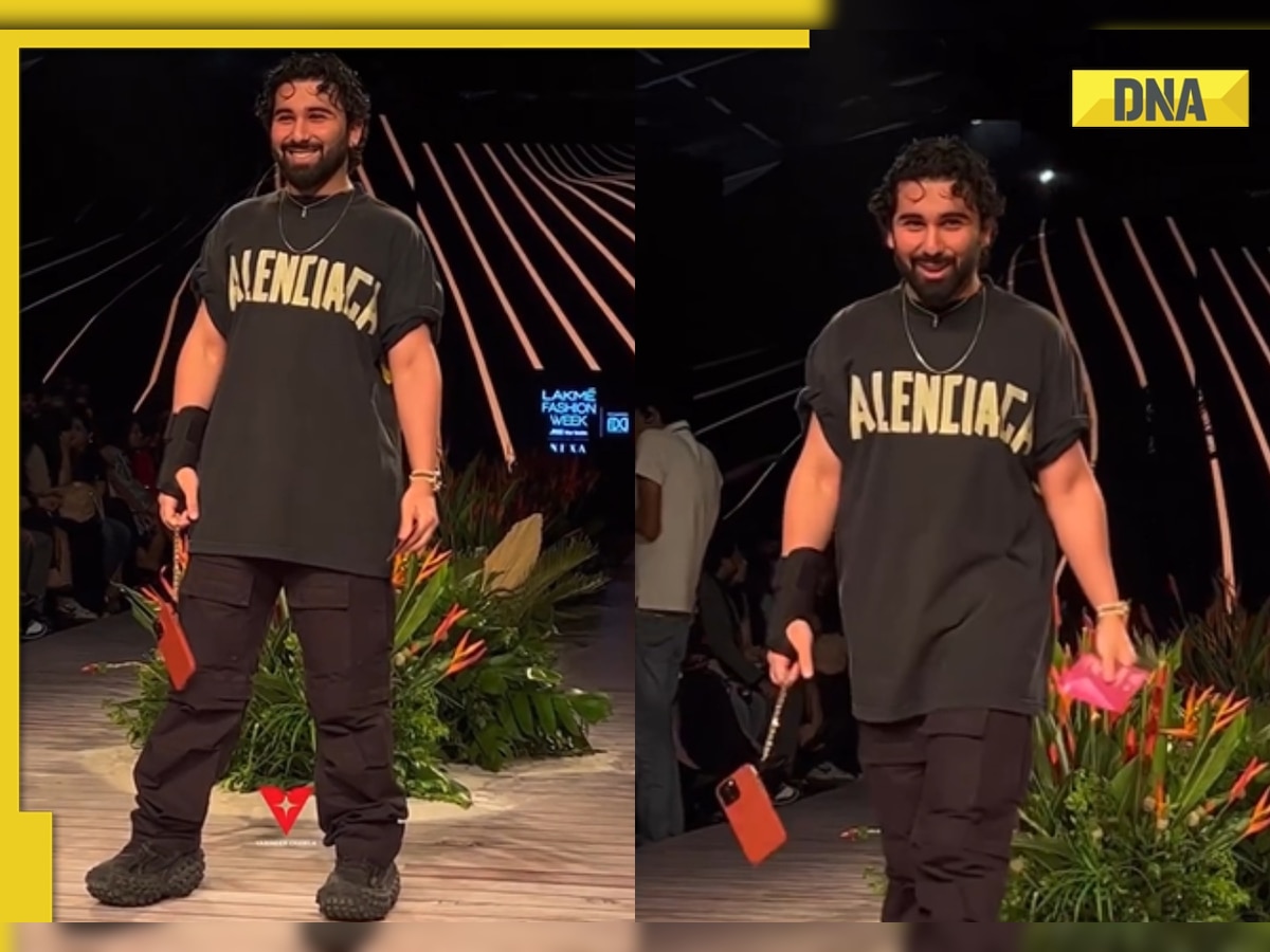 'Chota bheem': Netizens troll Orry after he makes stylish appearance at Lakme Fashion Week, say 'yeh dolphin kaun hai'