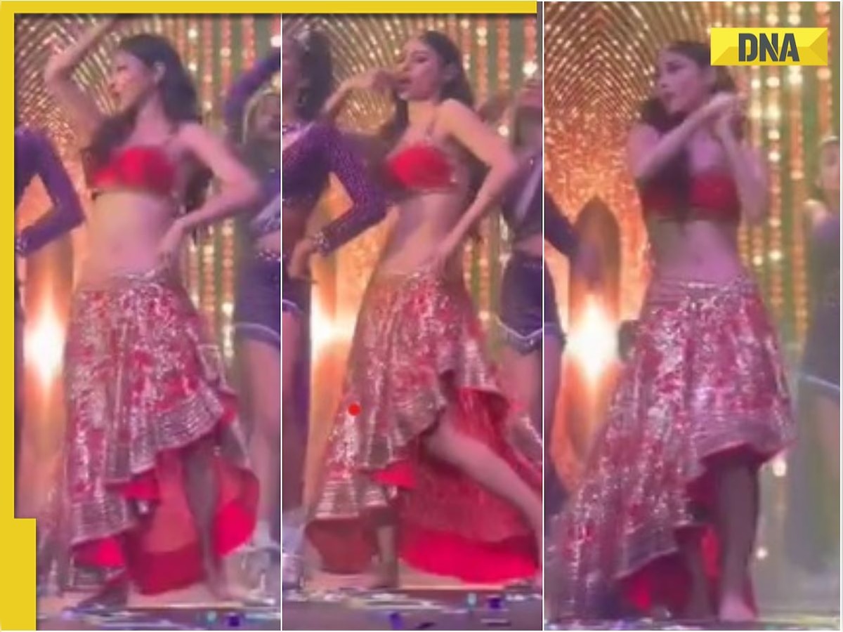 Viral video: Mouni Roy’s sexy dance on Saami Saami wearing thigh-high slit lehenga, backless blouse, watch