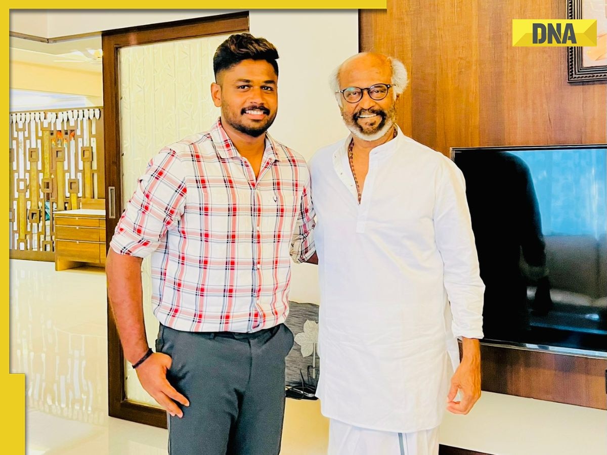 Sanju Samson meets his childhood idol Rajinikanth, photo go viral