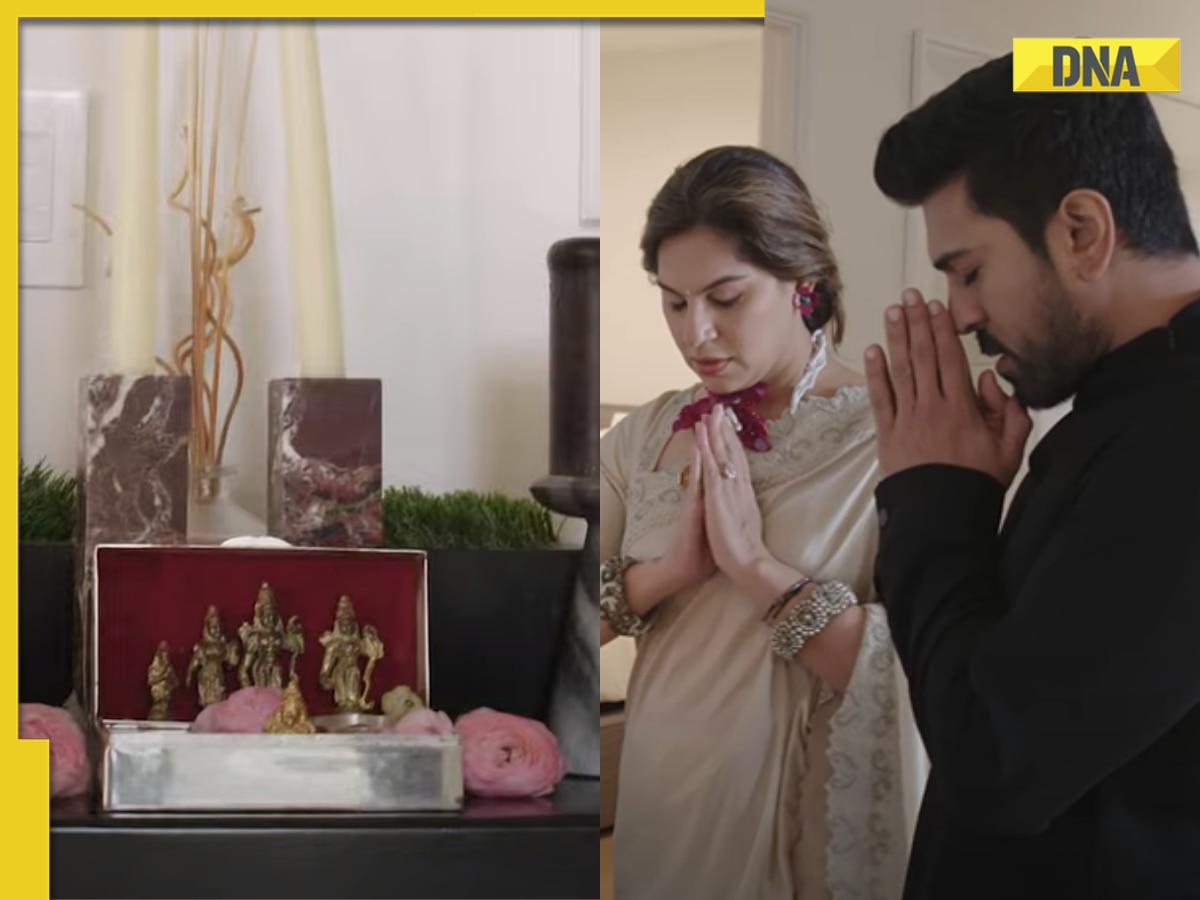 Ram Charan says he and Upasana set up small temple wherever they travel to as it 'keeps us connected to India'