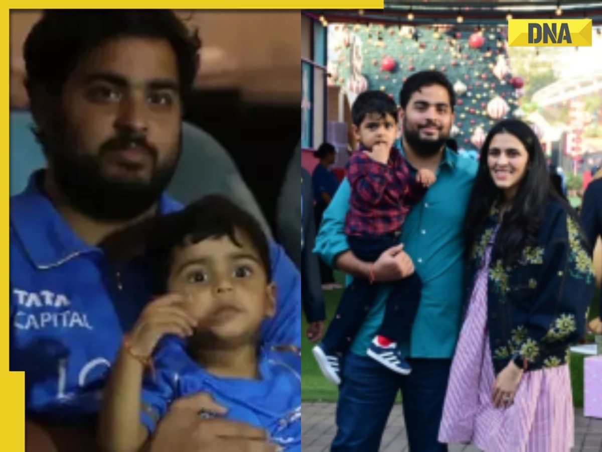 Akash Ambani cheers on WPL's Mumbai Indians with Shloka Mehta, twins with son Prithvi Ambani, photos go viral