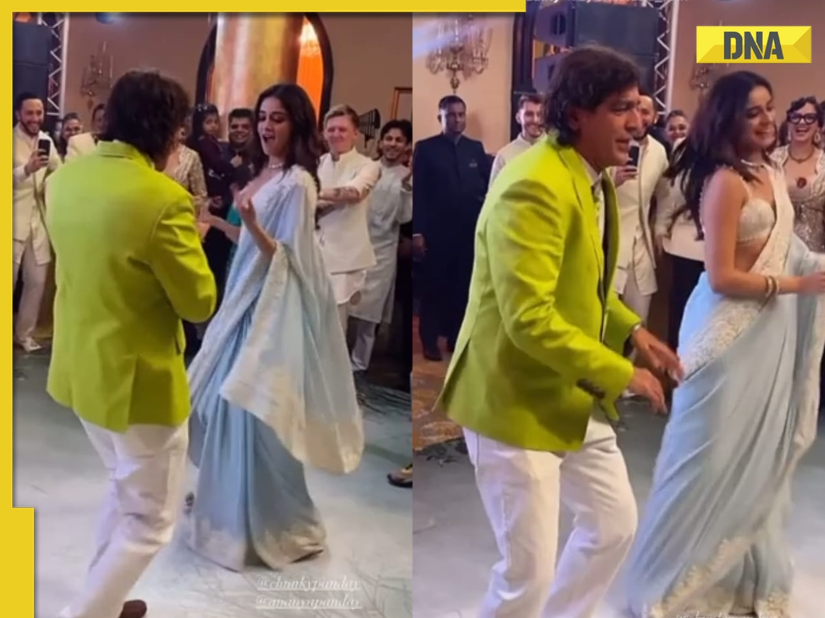 Viral video: Ananya Panday, Chunky Panday set stage on fire dancing to Saat Samundar at Alanna Panday's wedding