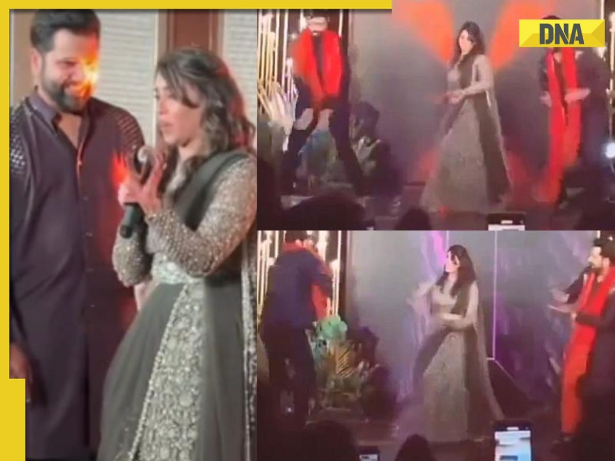 Rohit Sharma Xxx - Viral Video: Rohit Sharma grooves to Bollywood song 'Lal Ghagra' along with  wife Ritika at wedding function, Watch