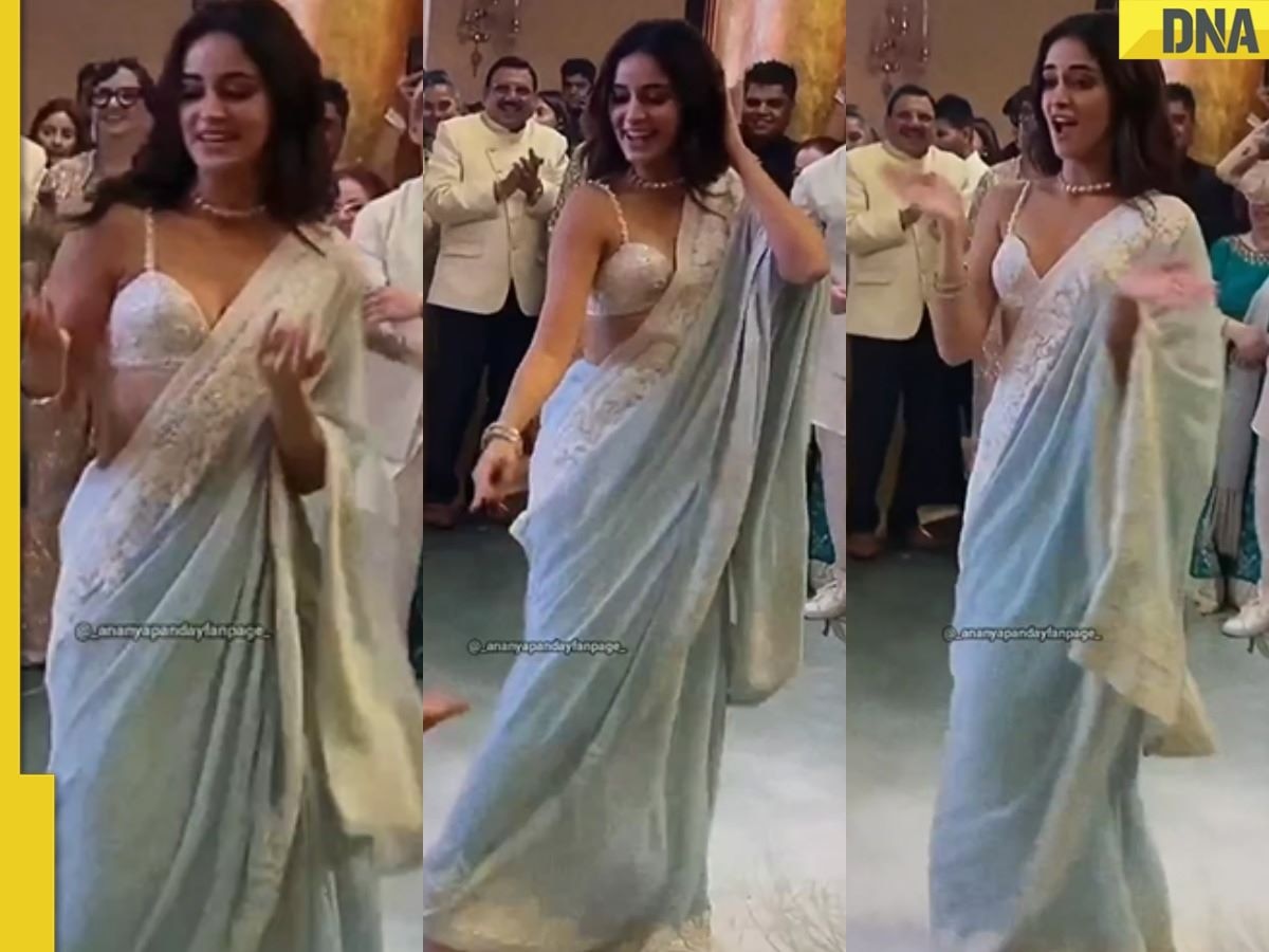 Kanika Kapoor Sex - Video: Ananya Panday's dance on Saat Samundar Paar in sexy bralette and  saree goes viral, watch