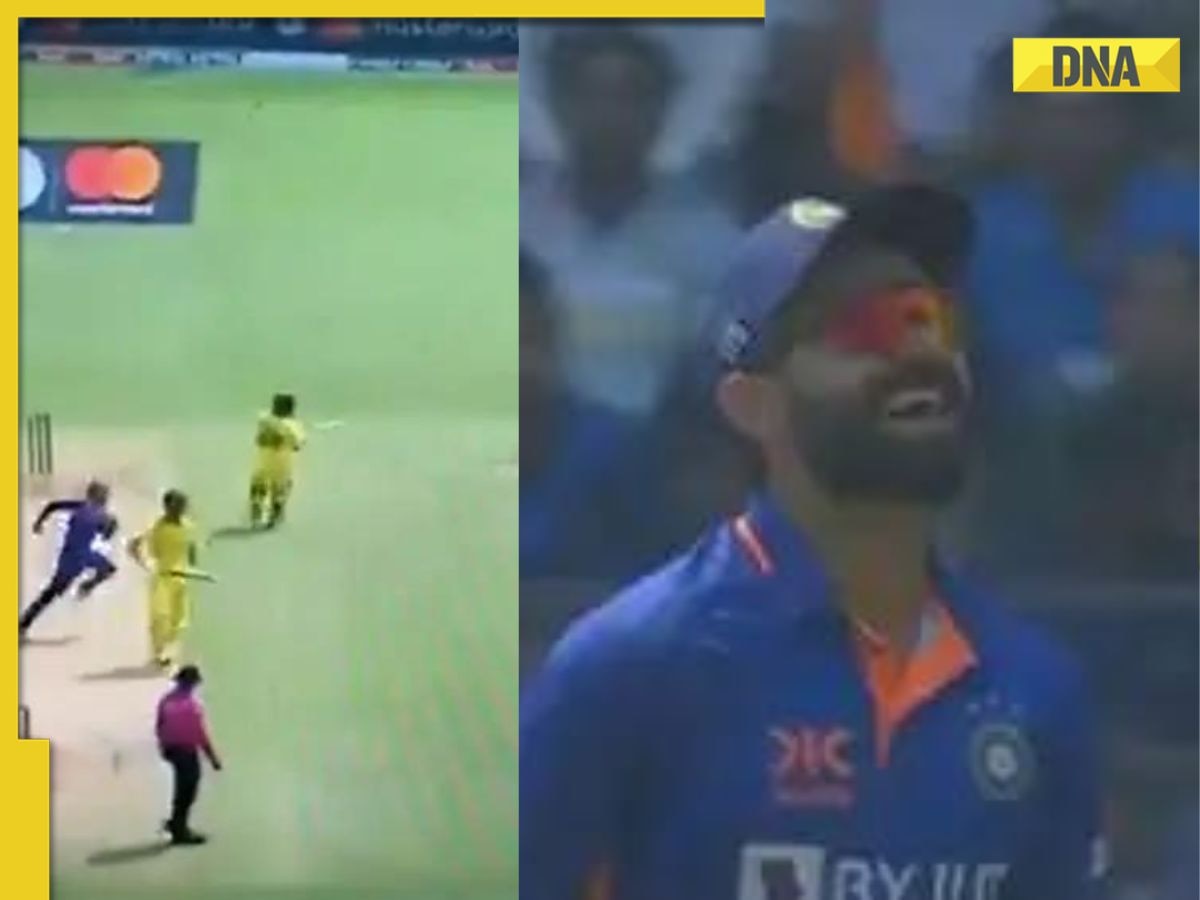 Watch: Virat Kohli turns Usain Bolt, sprints from short cover to mid-wicket to collect the ball in 1st ODI vs AUS