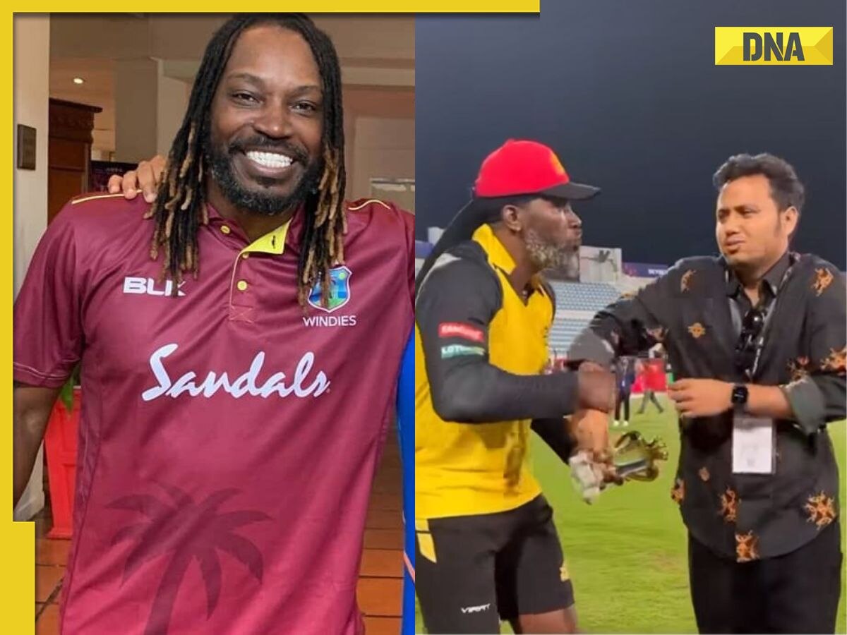 Watch: Chris Gayle's 'government job' reel with Instagram influencer Rajesh goes viral