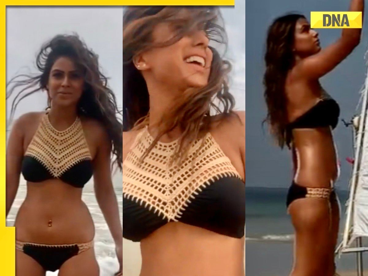 Viral Video of Nia Sharma in sexy black bikini on a beach sets internet on fire, watch
