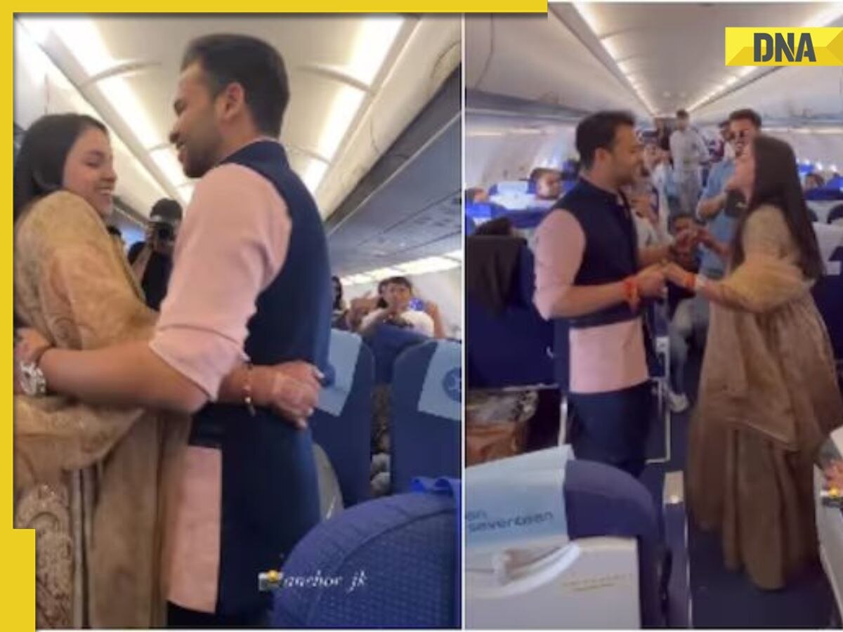 Watch: Couple dance to 'Maan Meri Jaan' at 36000ft in air, viral video garners over 4 million views