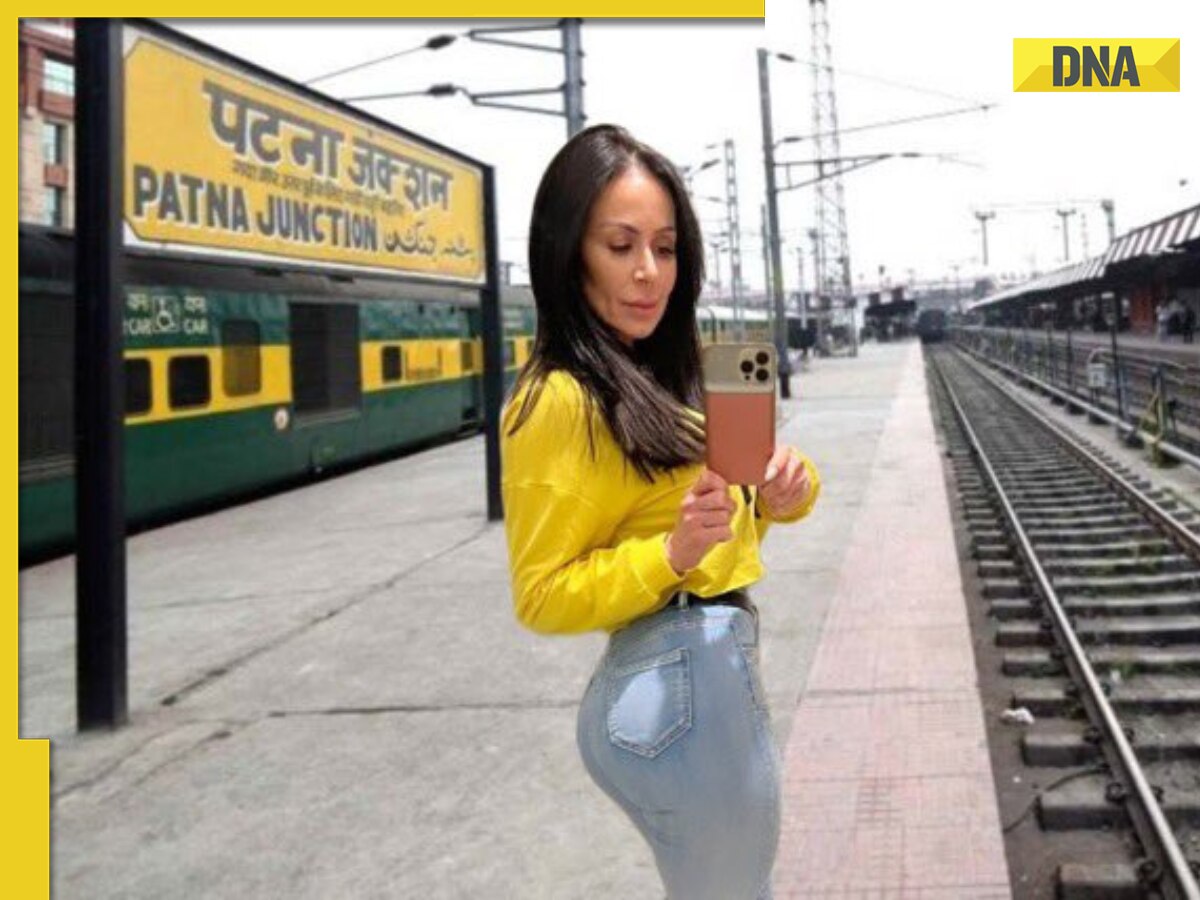 Porn star Kendra Lust shares edited image on Patna junction after viral video, netizens say Train got delayed...