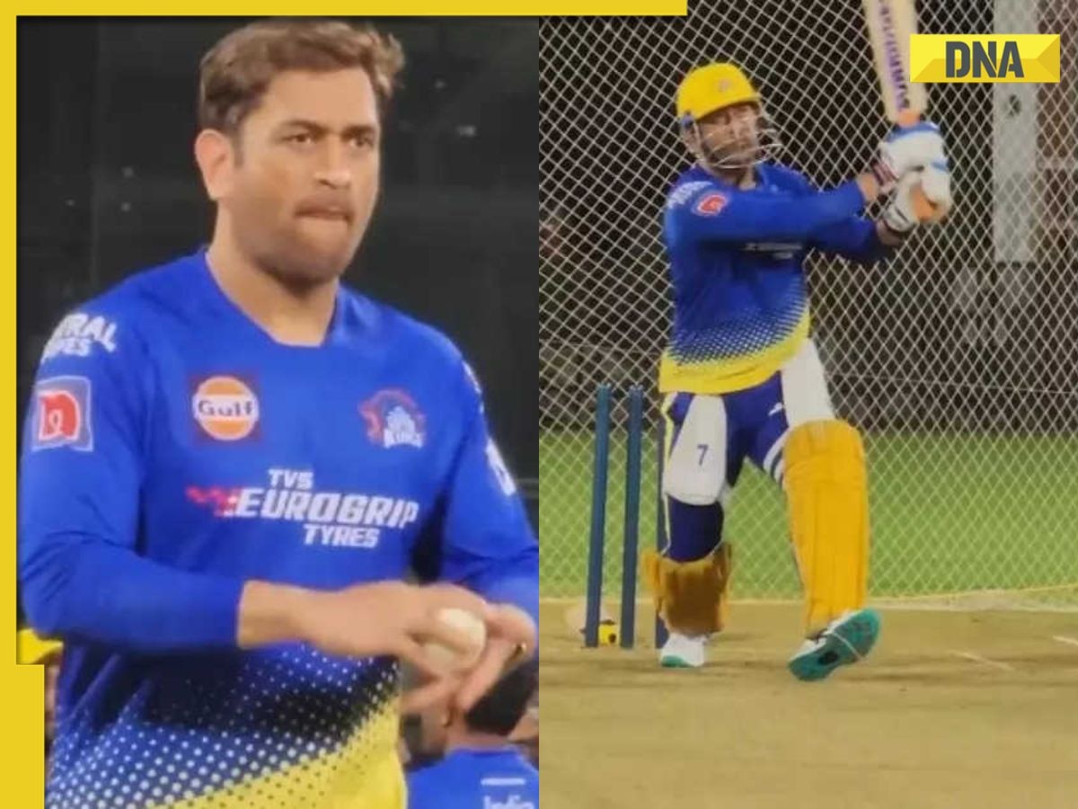 Viral Video: CSK shows 'Multiverse of Mahi' as MS Dhoni goes through the drill ahead of IPL 2023, Watch