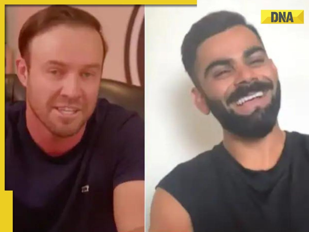 Watch: AB de Villiers almost calls Virat Kohli ‘old' during a fun chat, Indian batter reaction goes viral