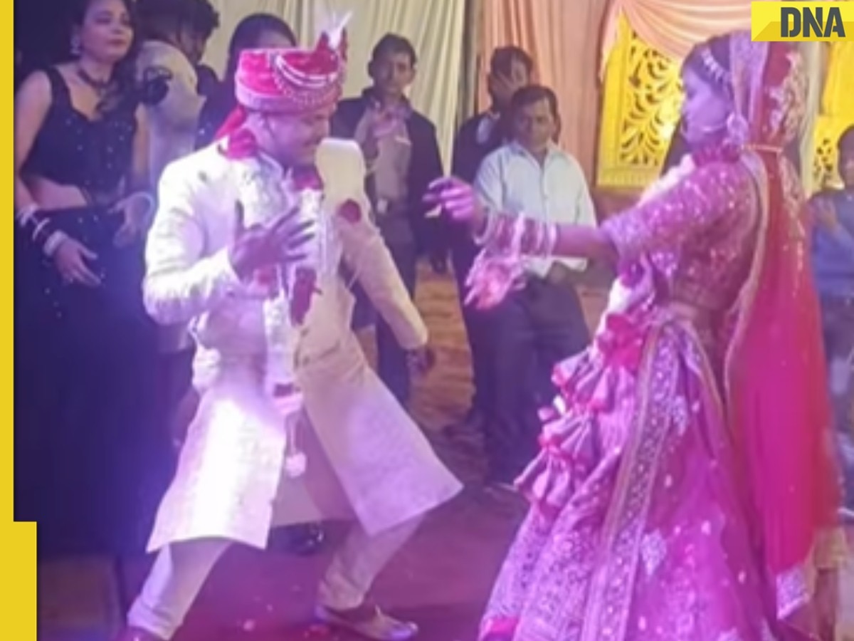Desi bride and groom's 'dhamakedar' dance to Khula Hai Mera Pinjra win internet, viral video