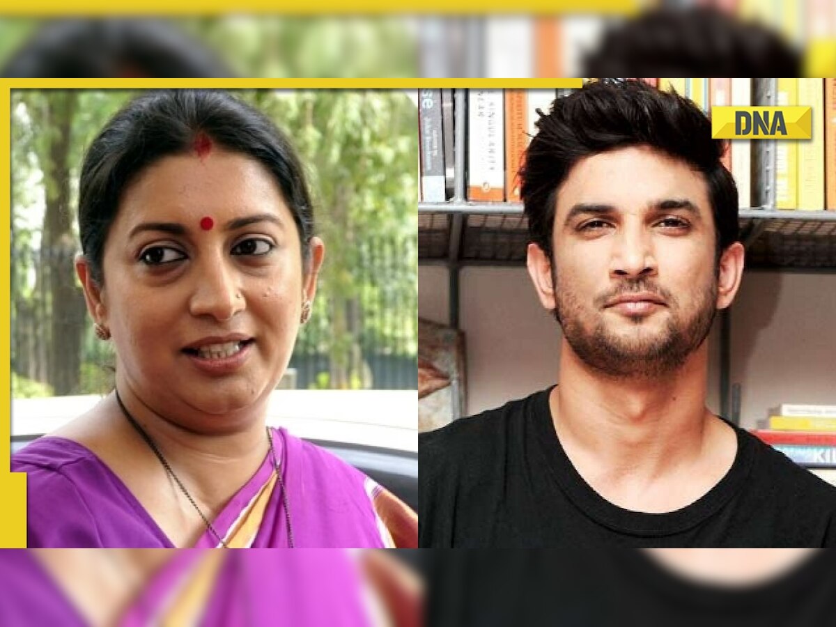 'Tum yaar maarna mat apne aap ko': Smriti Irani recalls her advice to Sushant Singh Rajput before his suicide