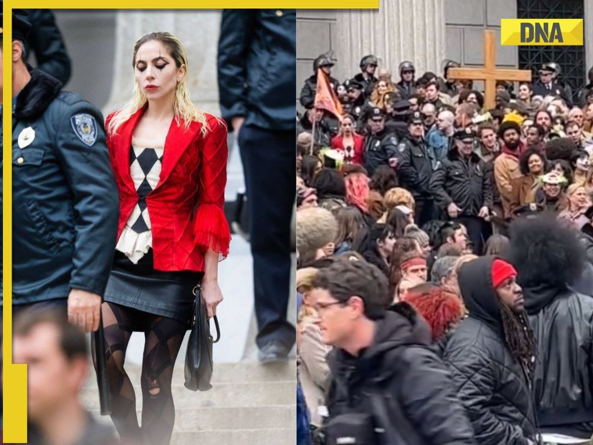 Watch: Lady Gaga's Harley Quinn look for Joker Folie à Deux revealed, leaked videos from shoot go viral