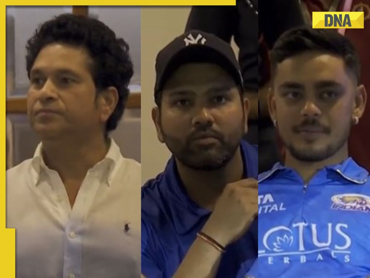 Watch: Sachin Tendulkar, Rohit Sharma and Ishan Kishan attends WPL 2023 Final in Mumbai, video goes viral