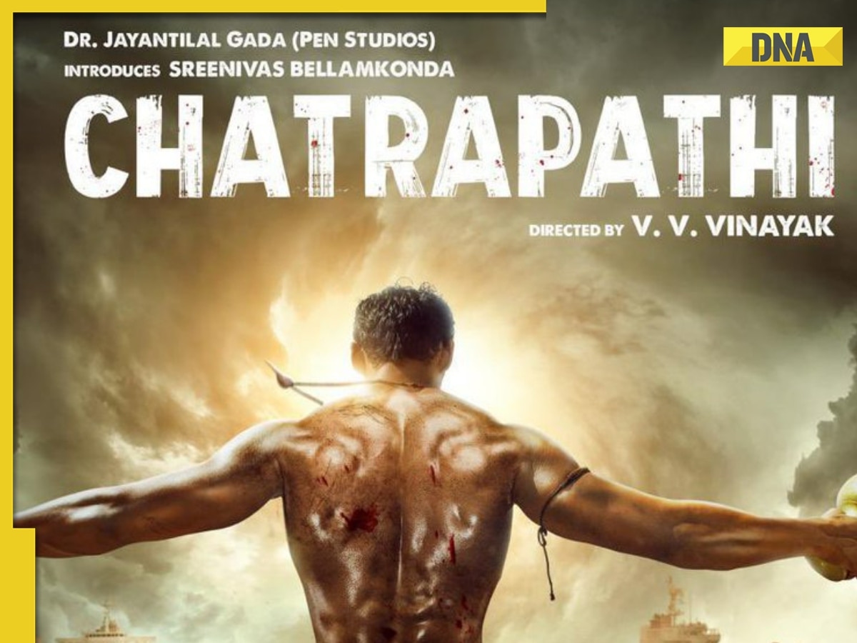 Bellamkonda Sreenivas flexes his muscles in first look of Hindi remake of Prabhas' Chatrapathi, release date out