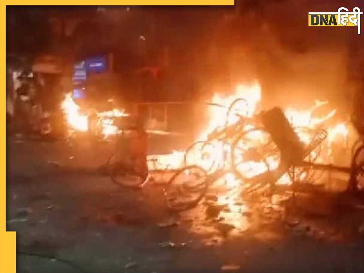 Violence On Ram Navami: गुजरात-महाराष्ट्र के बाद पश्चिम बंगाल में हिंसा, हावड़ा में जलाए वाहन, देखें Video