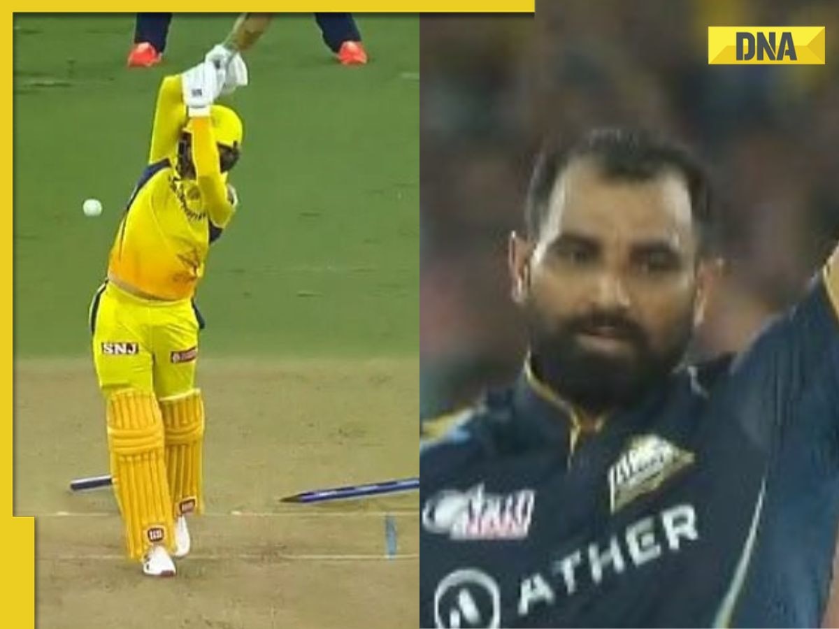 Watch: Mohammed Shami scripts history, takes his 100th wicket of IPL during CSK vs GT match