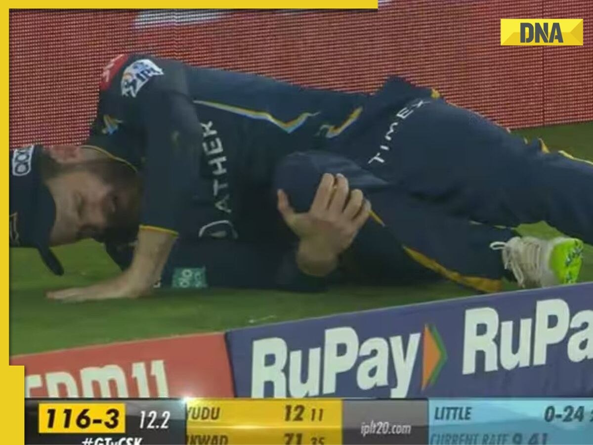 IPL 2023: Kane Williamson injures his knee while saving a six, leaves the field - Watch