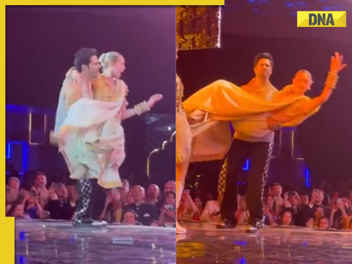 Watch: Varun Dhawan trolled for lifting shocked Gigi Hadid in his arms on NMACC stage: 'She will never come to India...'