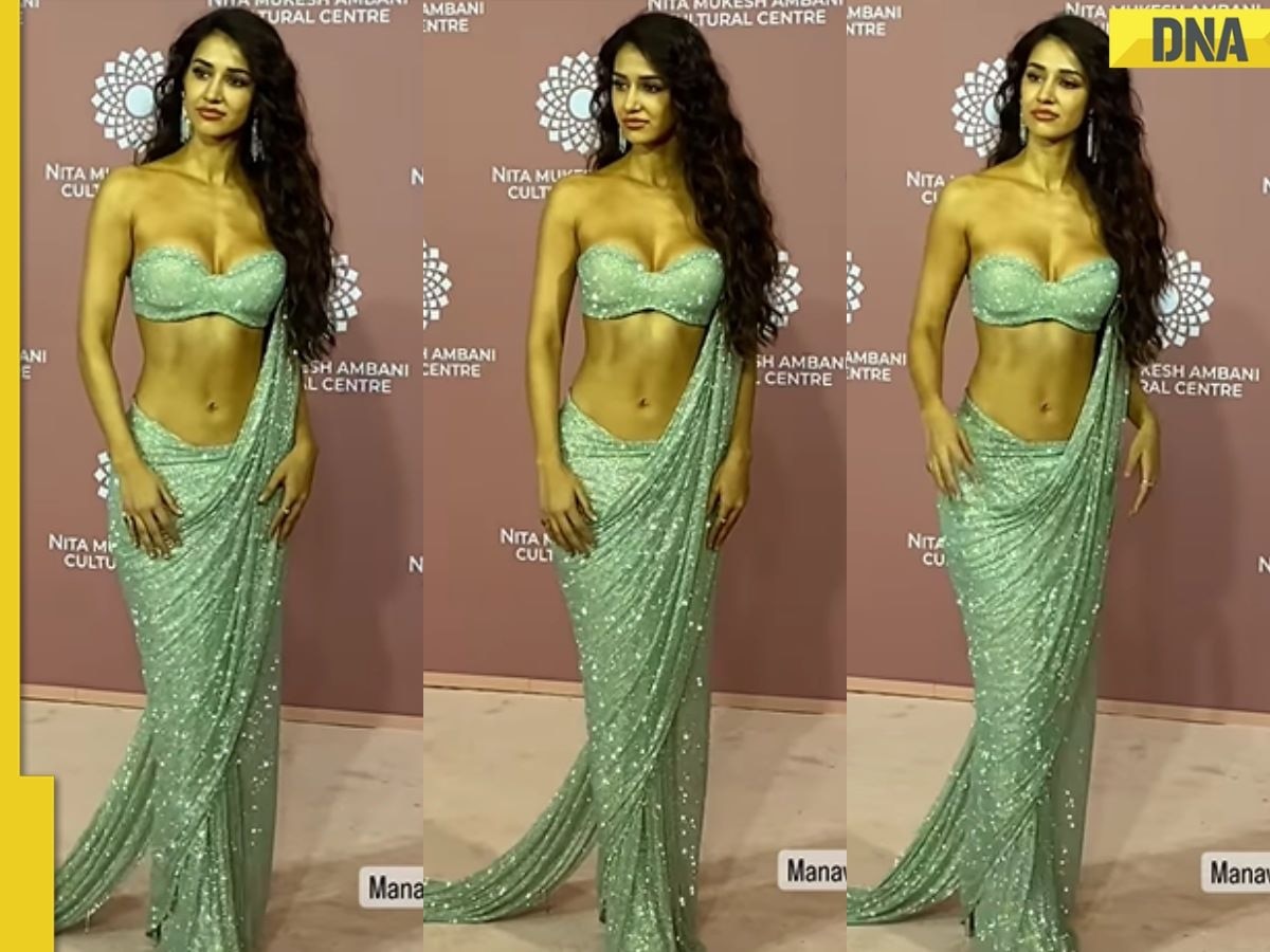 Dishapatani Xxxxvideo - Disha Patani trolled for wearing strapless bralette at NMACC event,  netizens say 'always skin show..', watch video