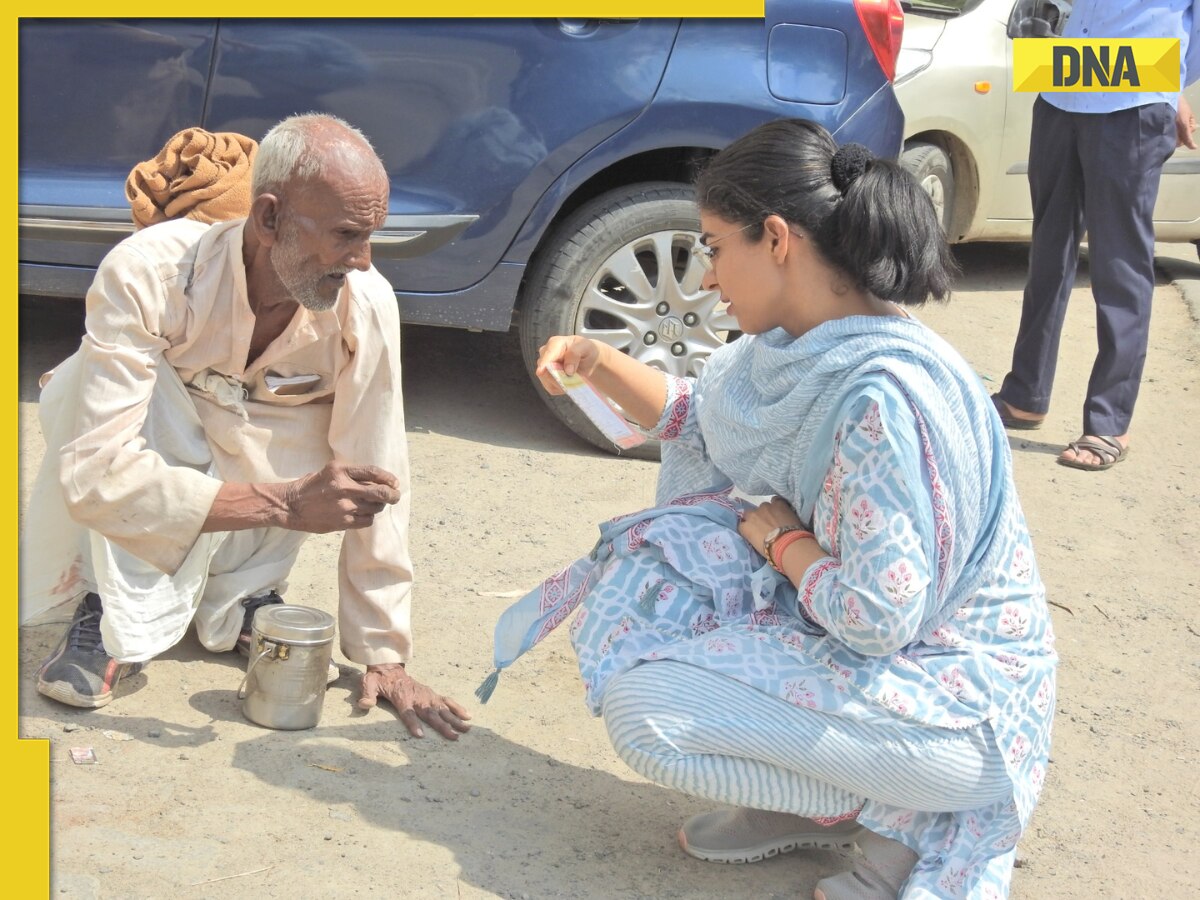 Uttar Pradesh news: IAS Saumya Pandey sits on ground to listen elderly’s demand, pic goes viral