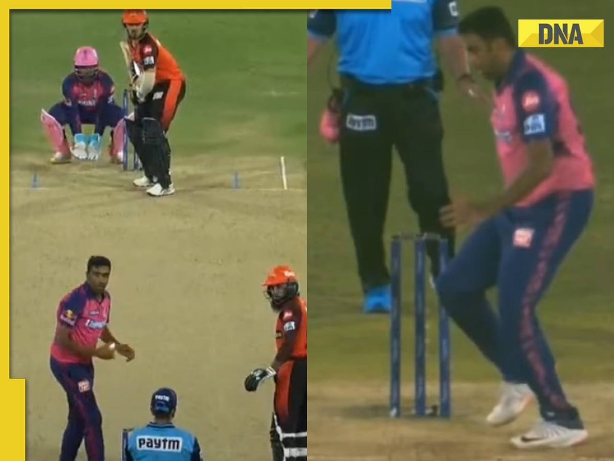 IPL 2023: Umpire stops Ravichandran Ashwin from attempting 'mankading' on Adil Rashid, watch video